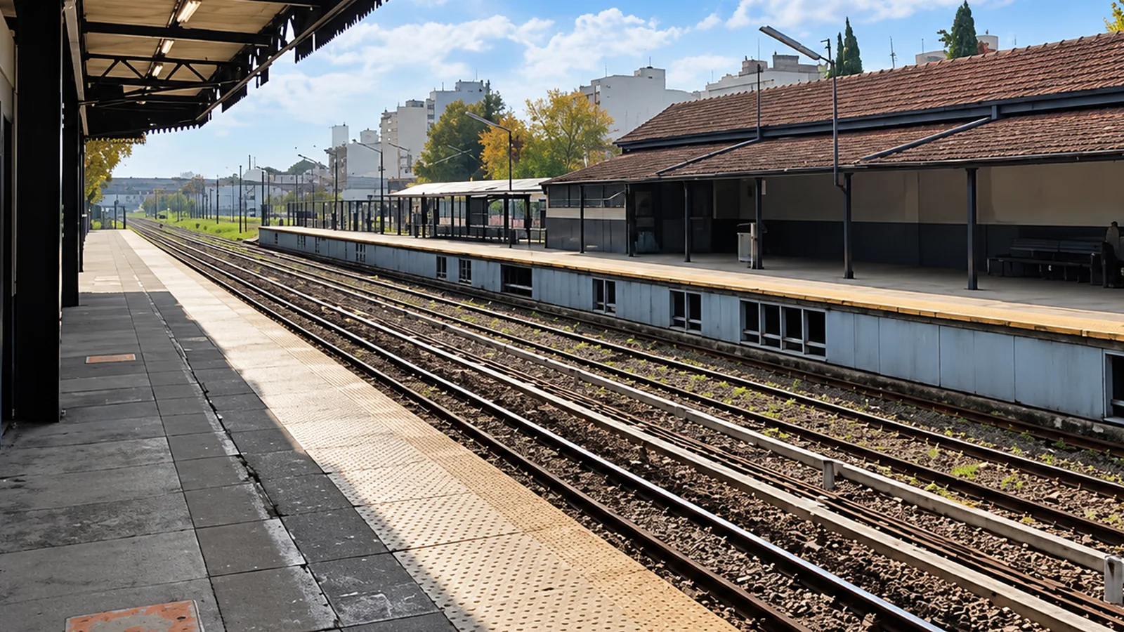 Imagen ilustrativa de los andenes de la estación Villa Ballester